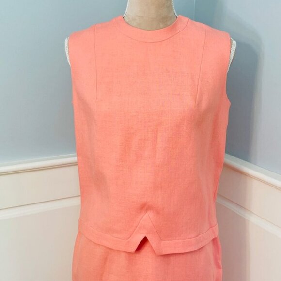 Vintage 1960's Jackie O Moygashel Irish Linen Skirt Suit Small - Picture 2 of 14